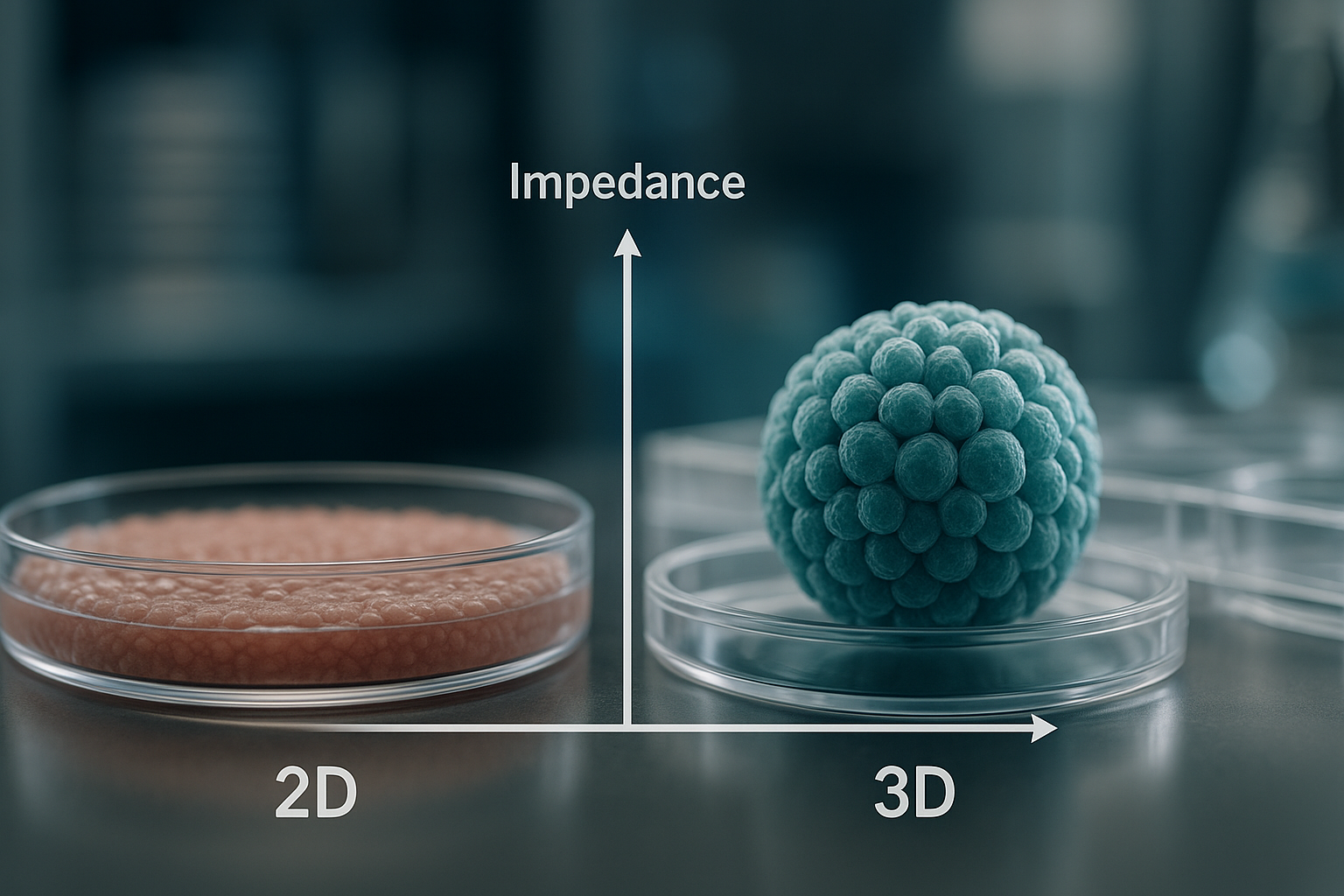 Impedance in 2D vs. 3D Cell Culture